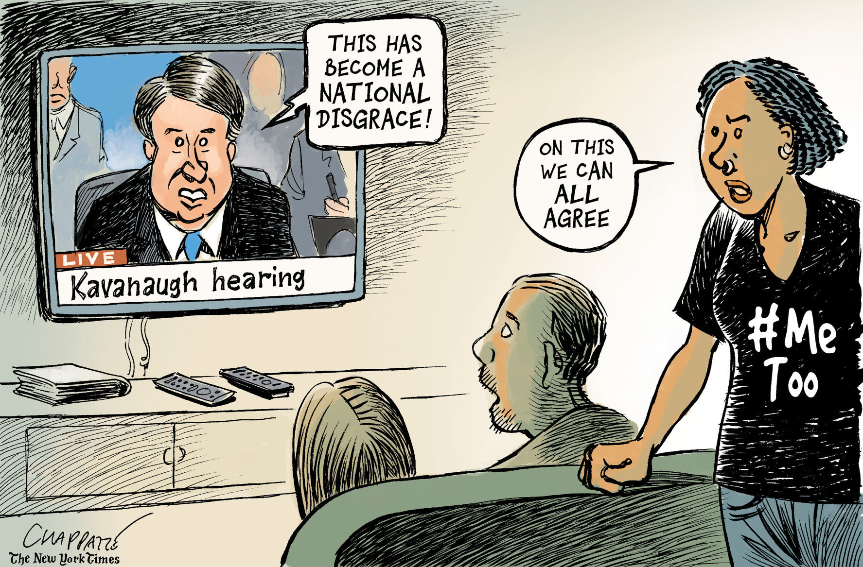 Kavanaugh confirmation cartoon
